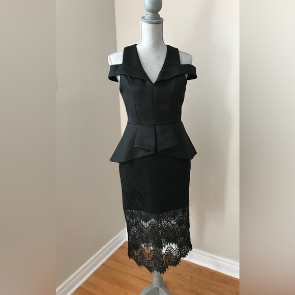 Mustard Seed Black Dress - Picture 1 of 8